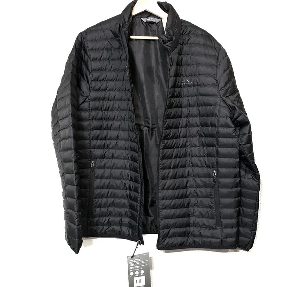 Eddie Bauer Men's Black Jacket Microlight Travler - Picture 4 of 7